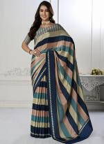 Crepe Soft Silk Multi Colour Traditional Wear Printed Saree